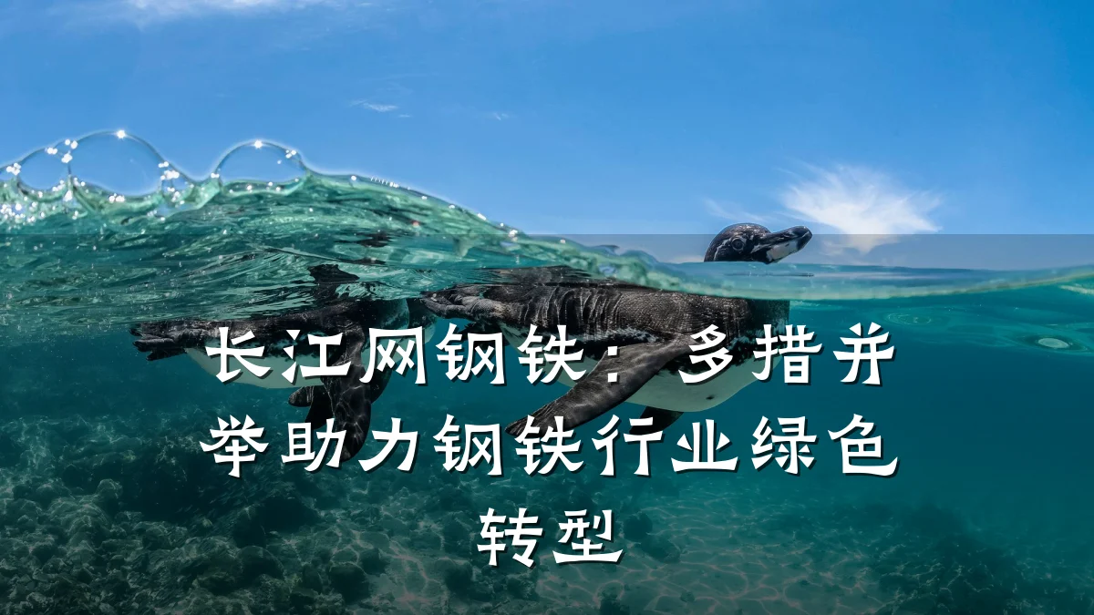 长江网钢铁：多措并举助力钢铁行业绿色转型