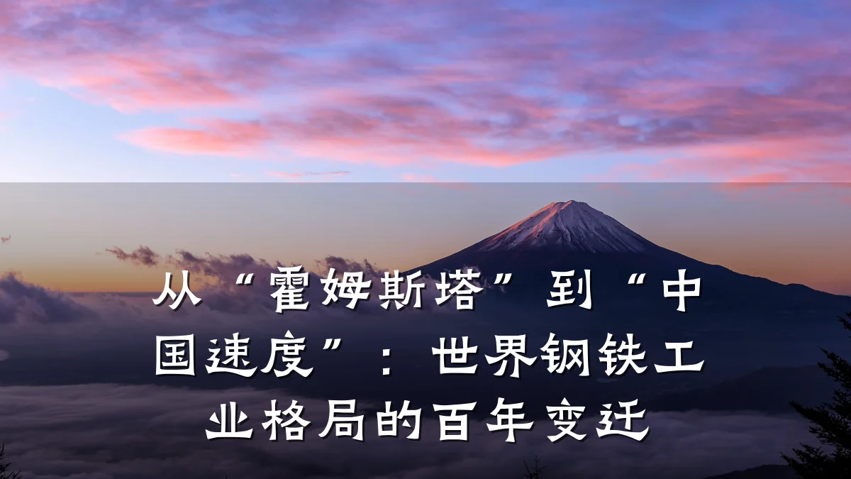 从“霍姆斯塔”到“中国速度”：世界钢铁工业格局的百年变迁