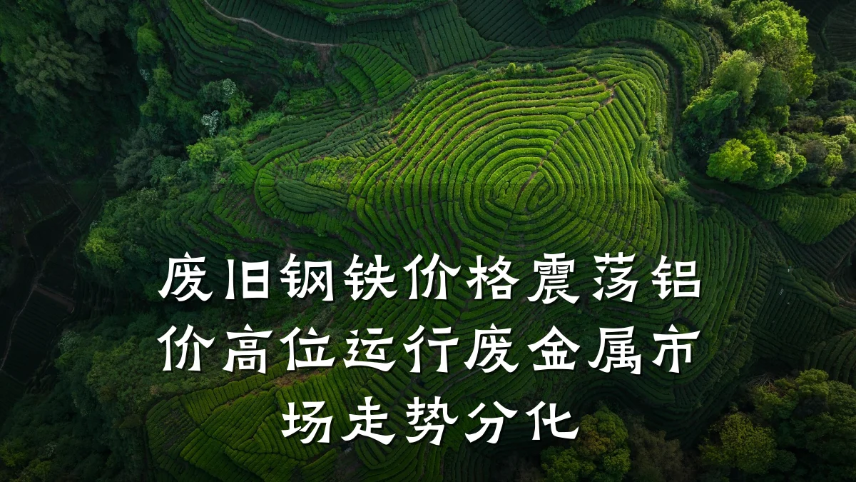 废旧钢铁价格震荡铝价高位运行废金属市场走势分化