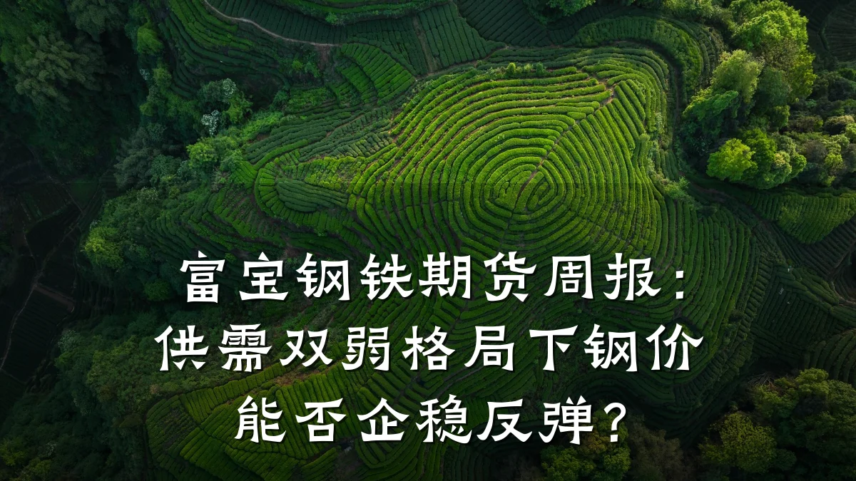 富宝钢铁期货周报：供需双弱格局下钢价能否企稳反弹？