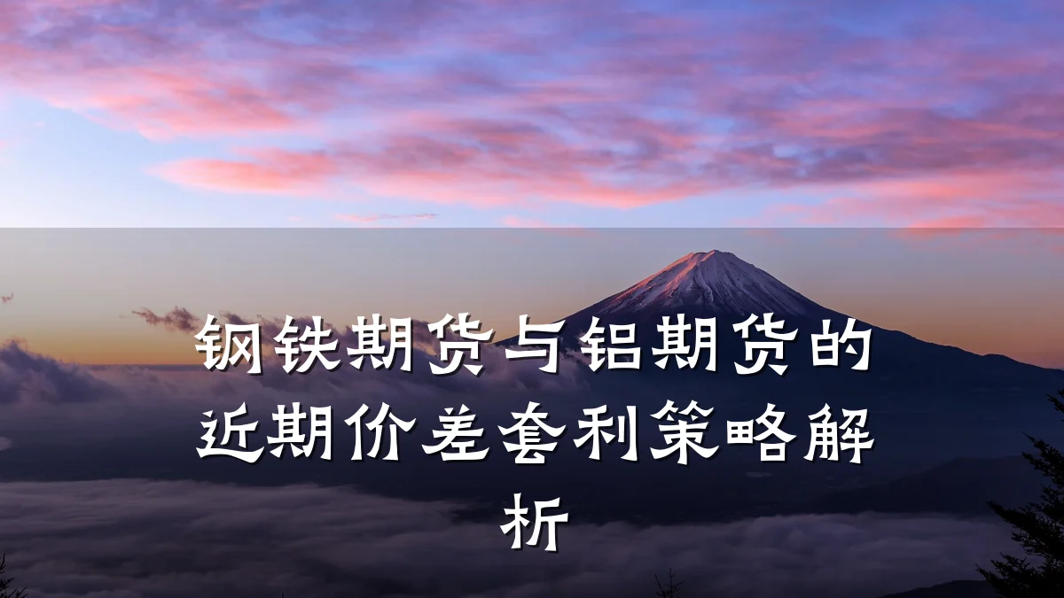 钢铁期货与铝期货的近期价差套利策略解析