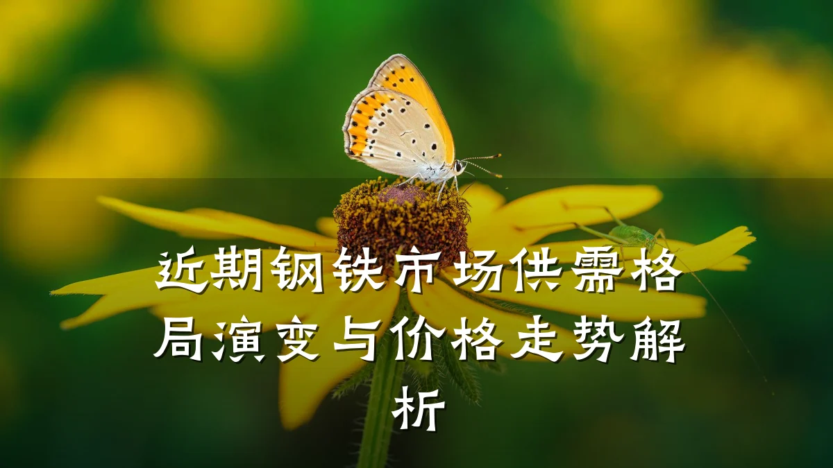 近期钢铁市场供需格局演变与价格走势解析