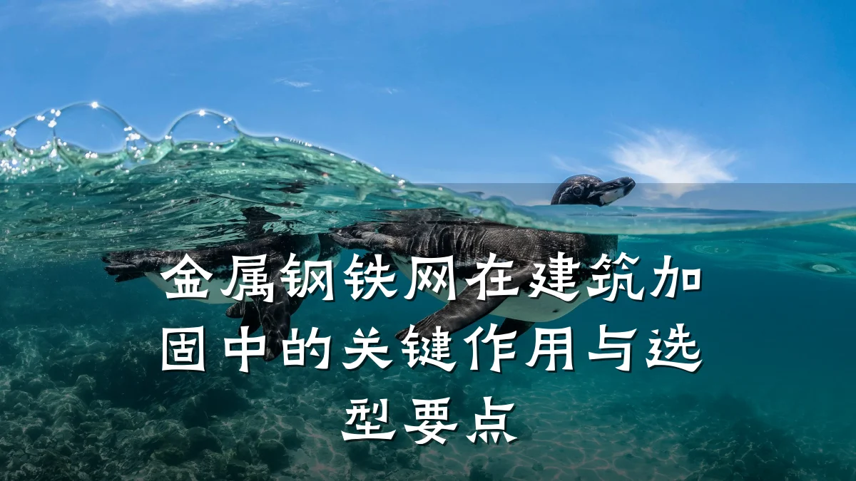 金属钢铁网在建筑加固中的关键作用与选型要点