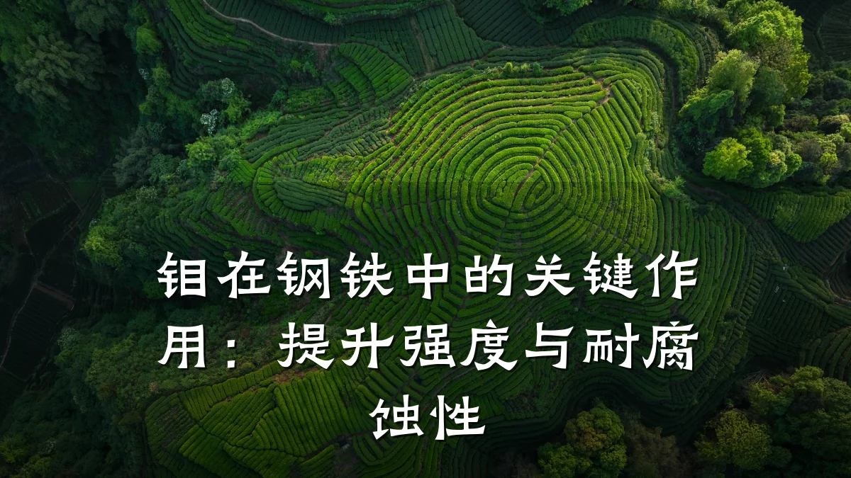 钼在钢铁中的关键作用：提升强度与耐腐蚀性