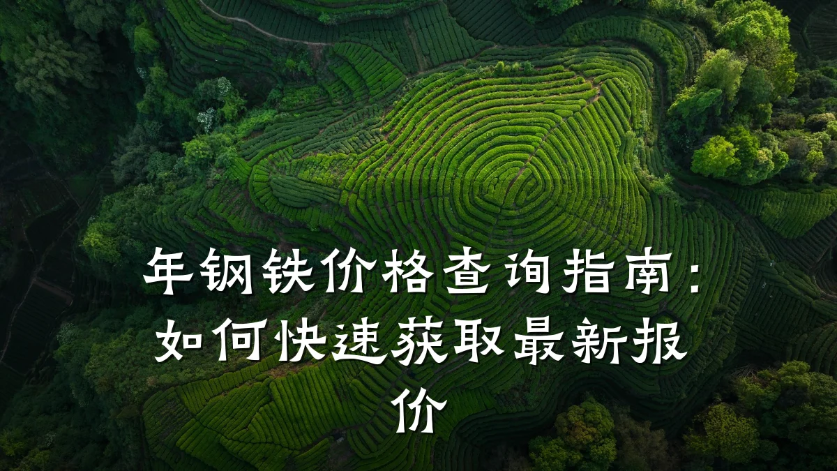 年钢铁价格查询指南：如何快速获取最新报价
