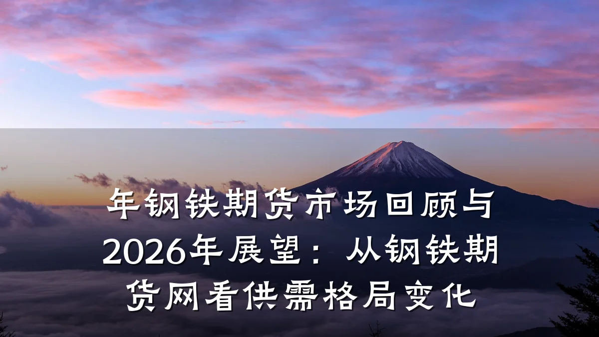 年钢铁期货市场回顾与2026年展望:从钢铁期货网看供需格局变化