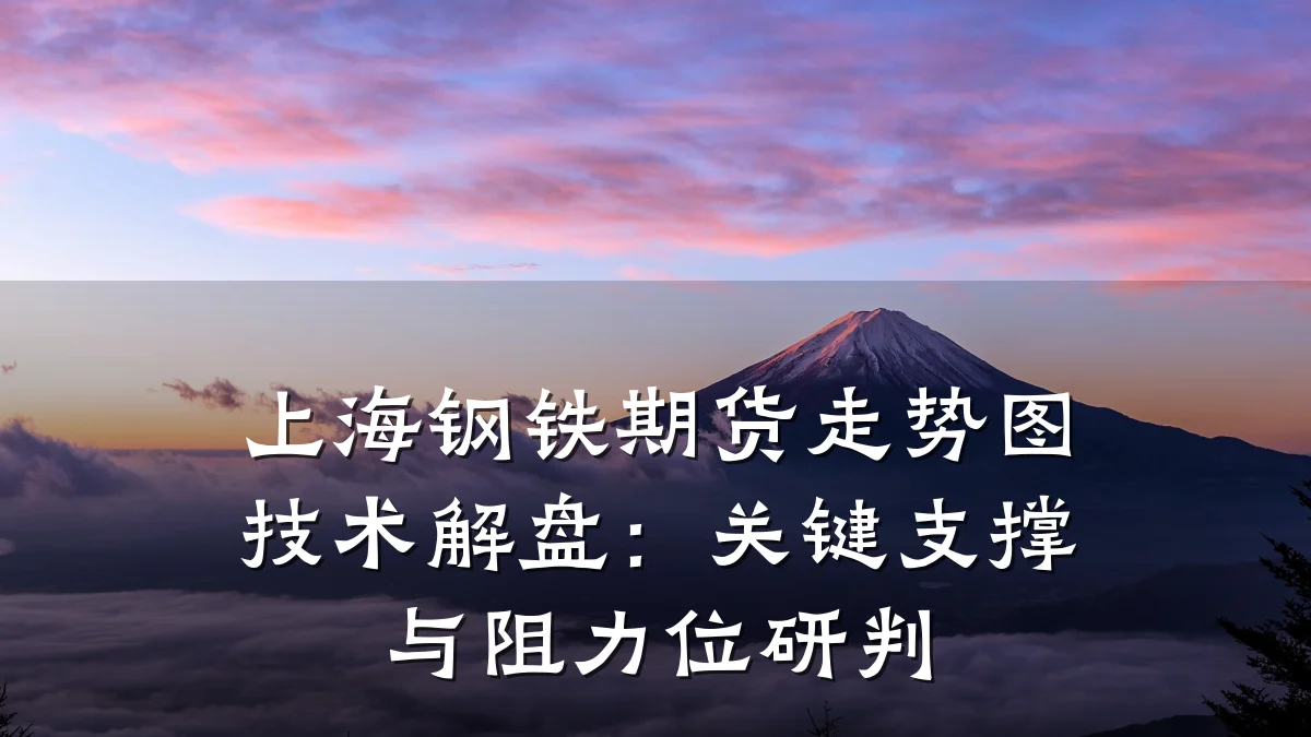 上海钢铁期货走势图技术解盘：关键支撑与阻力位研判