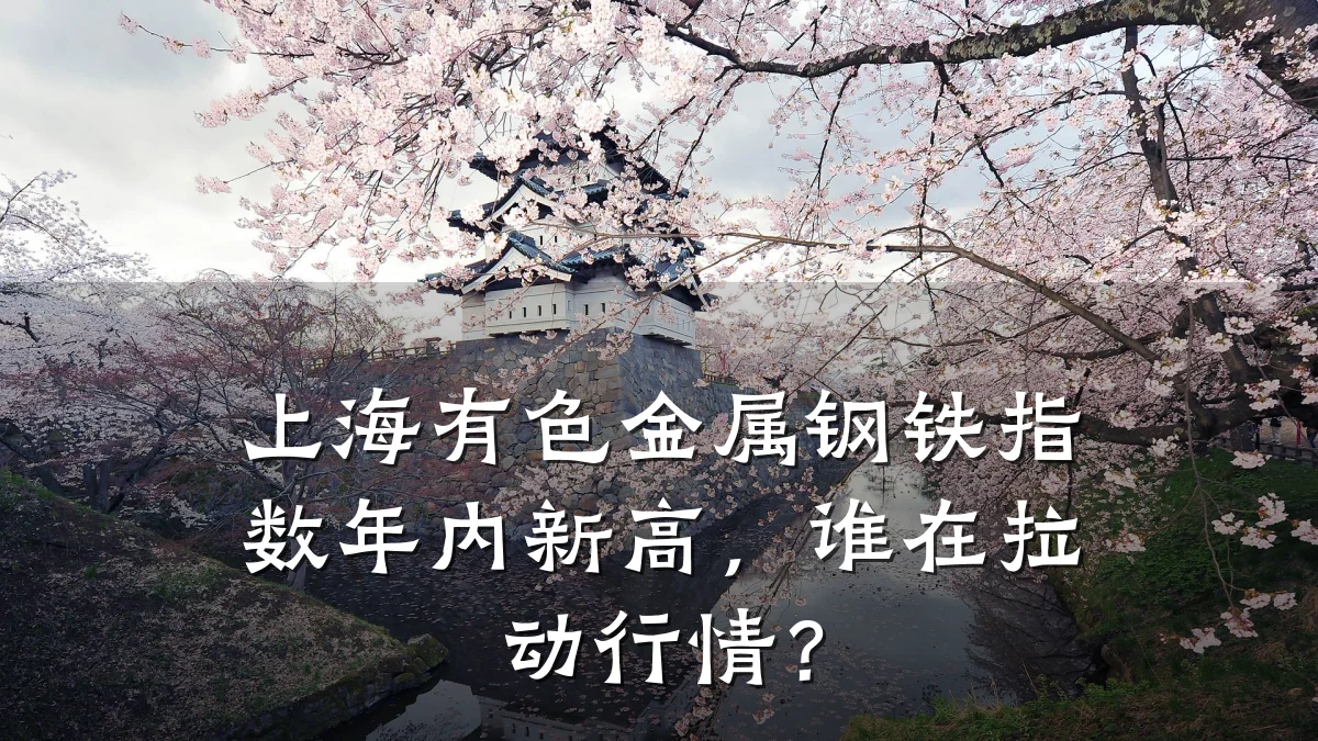 上海有色金属钢铁指数年内新高，谁在拉动行情？