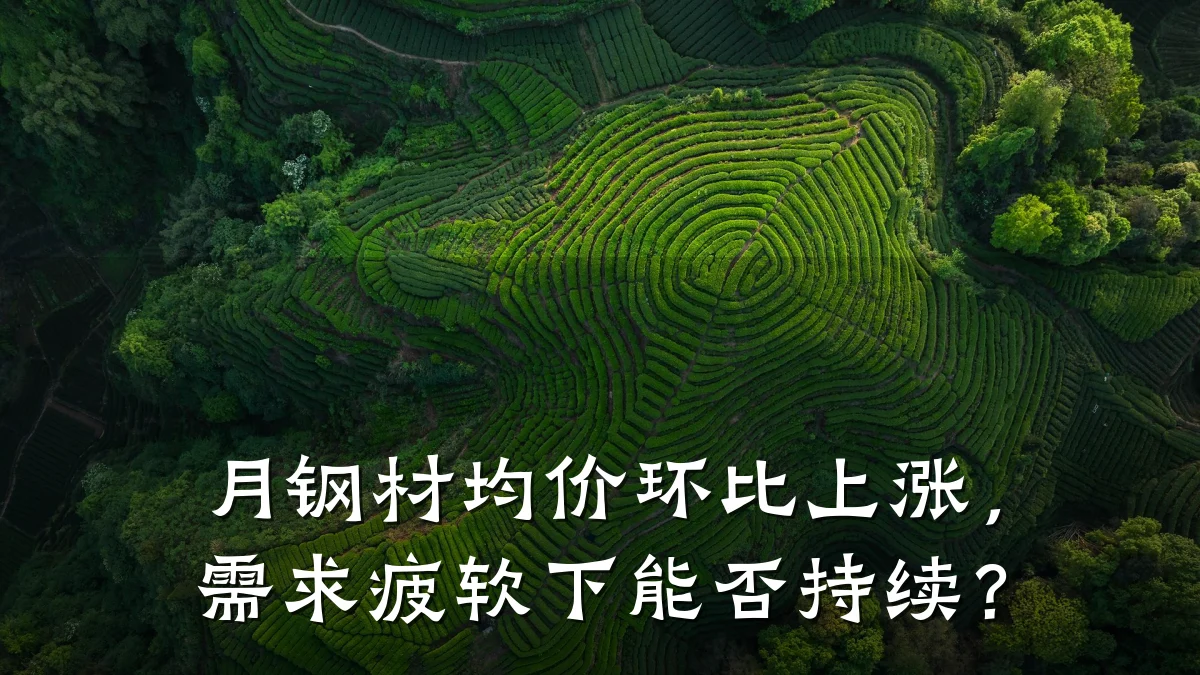 月钢材均价环比上涨，需求疲软下能否持续？