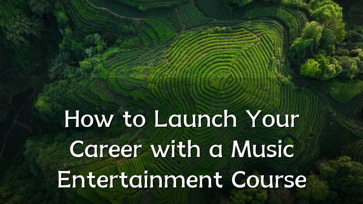 How to Launch Your Career with a Music Entertainment Course